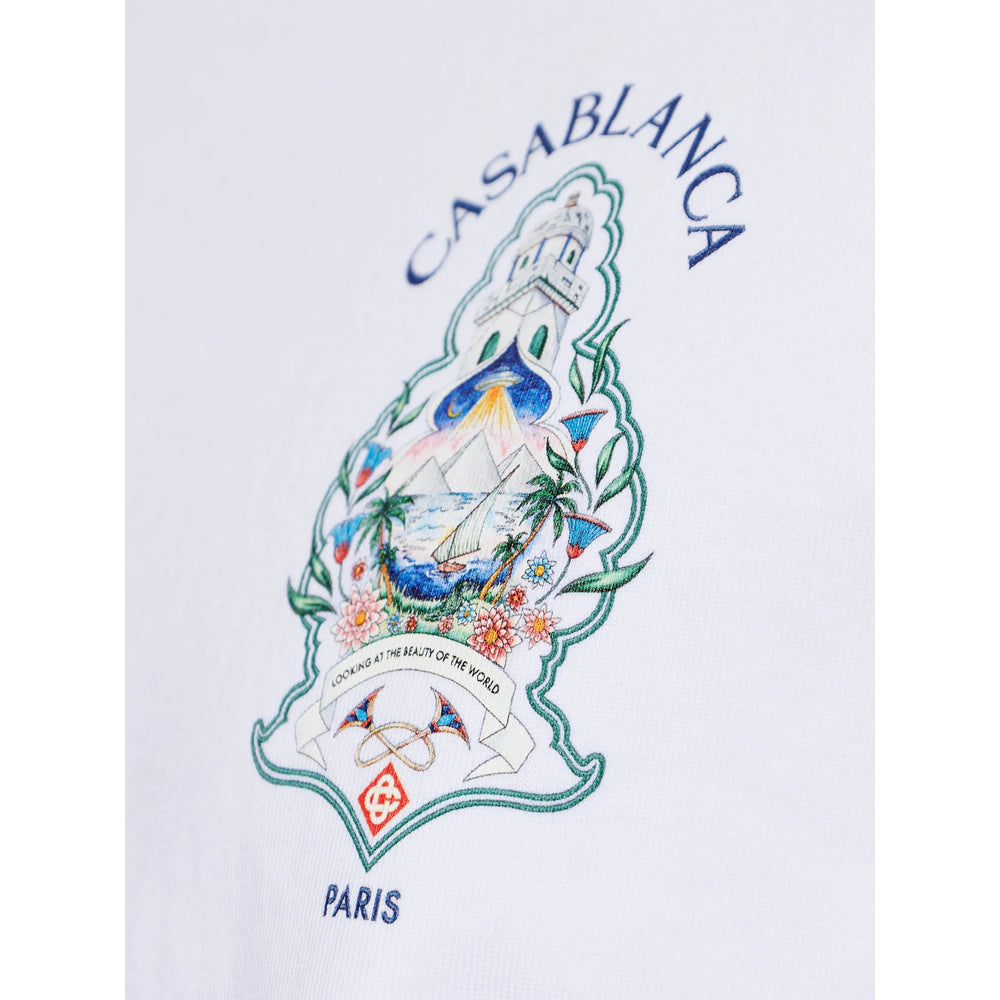 Casablanca White T-Shirts & Vests - T-Shirts Men