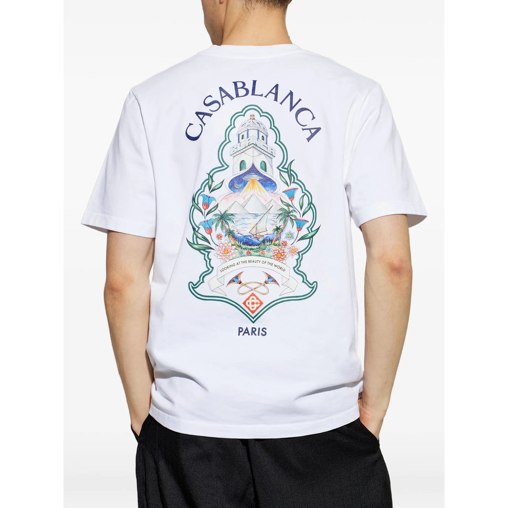 Casablanca White T-Shirts & Vests - T-Shirts Men