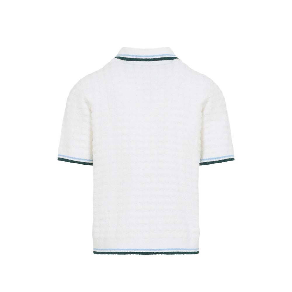 Casablanca White Polo Shirts Men