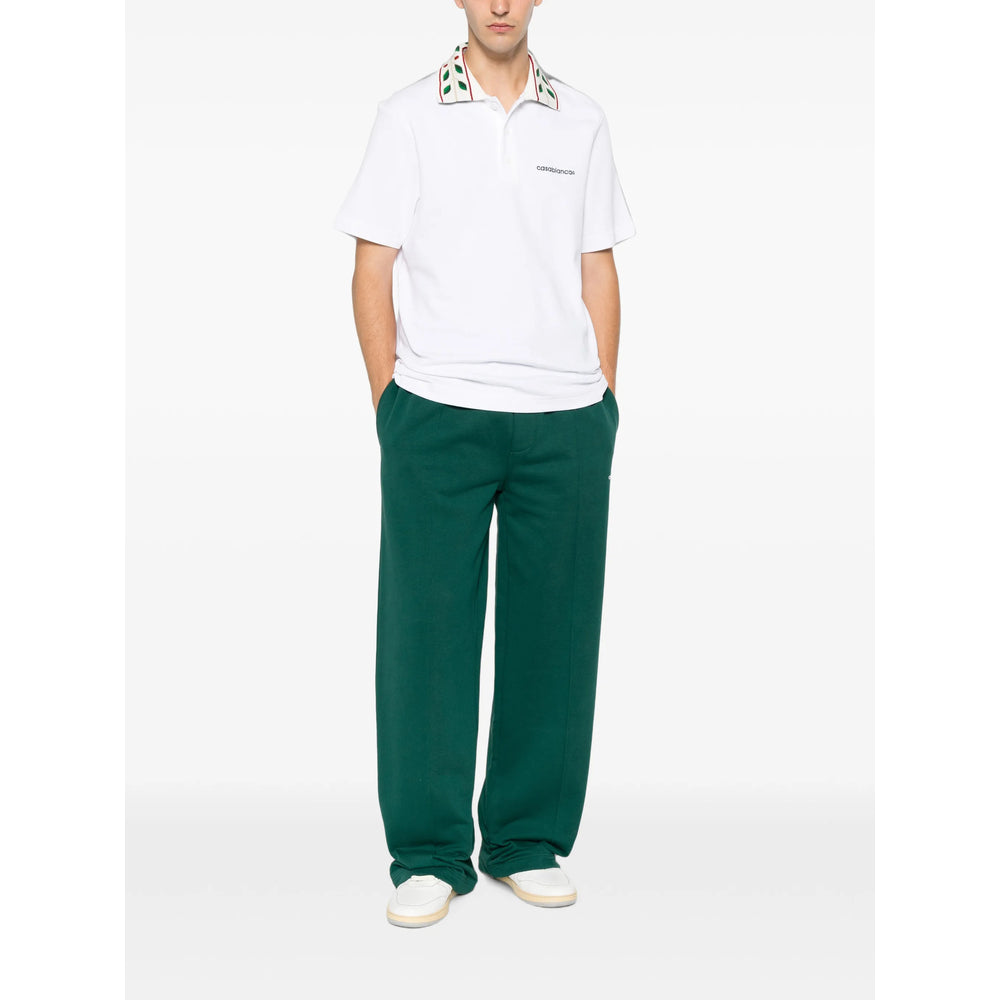 Casablanca White Polo Shirts Men