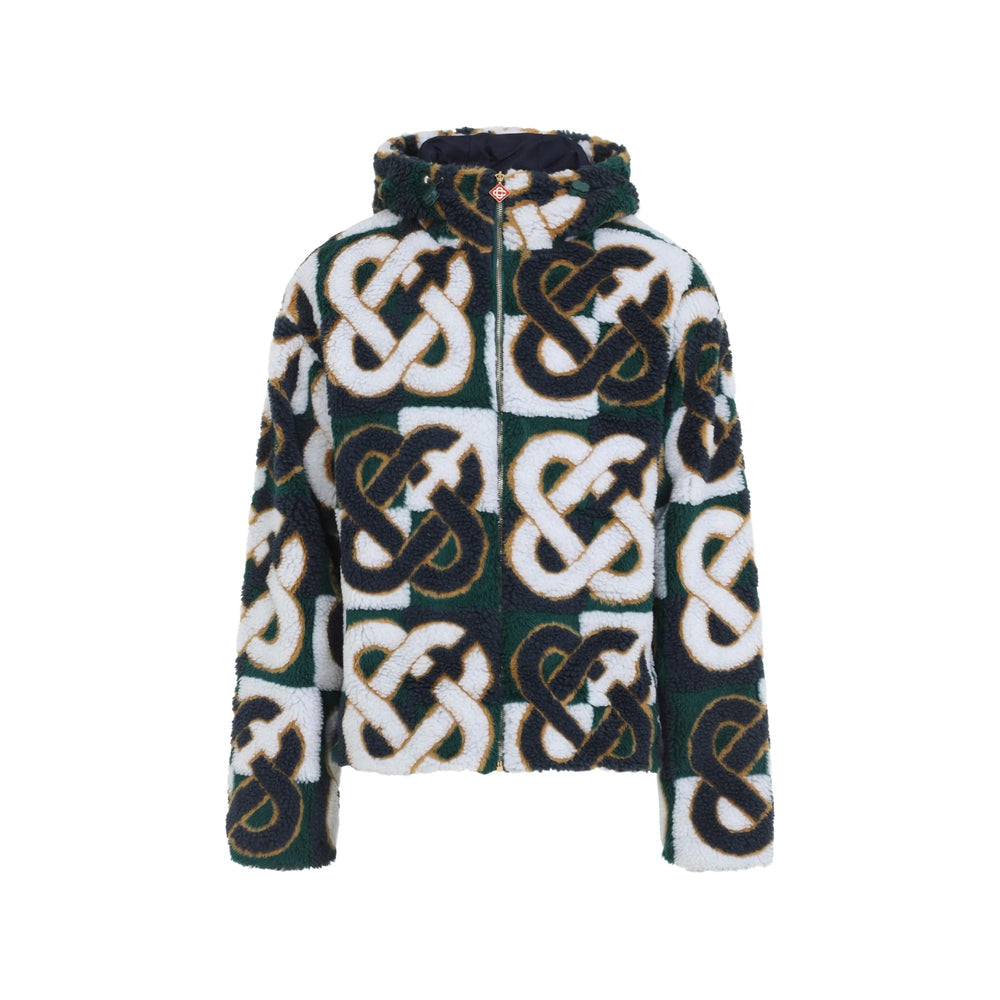Casablanca Green Jackets - Hooded Jackets Men