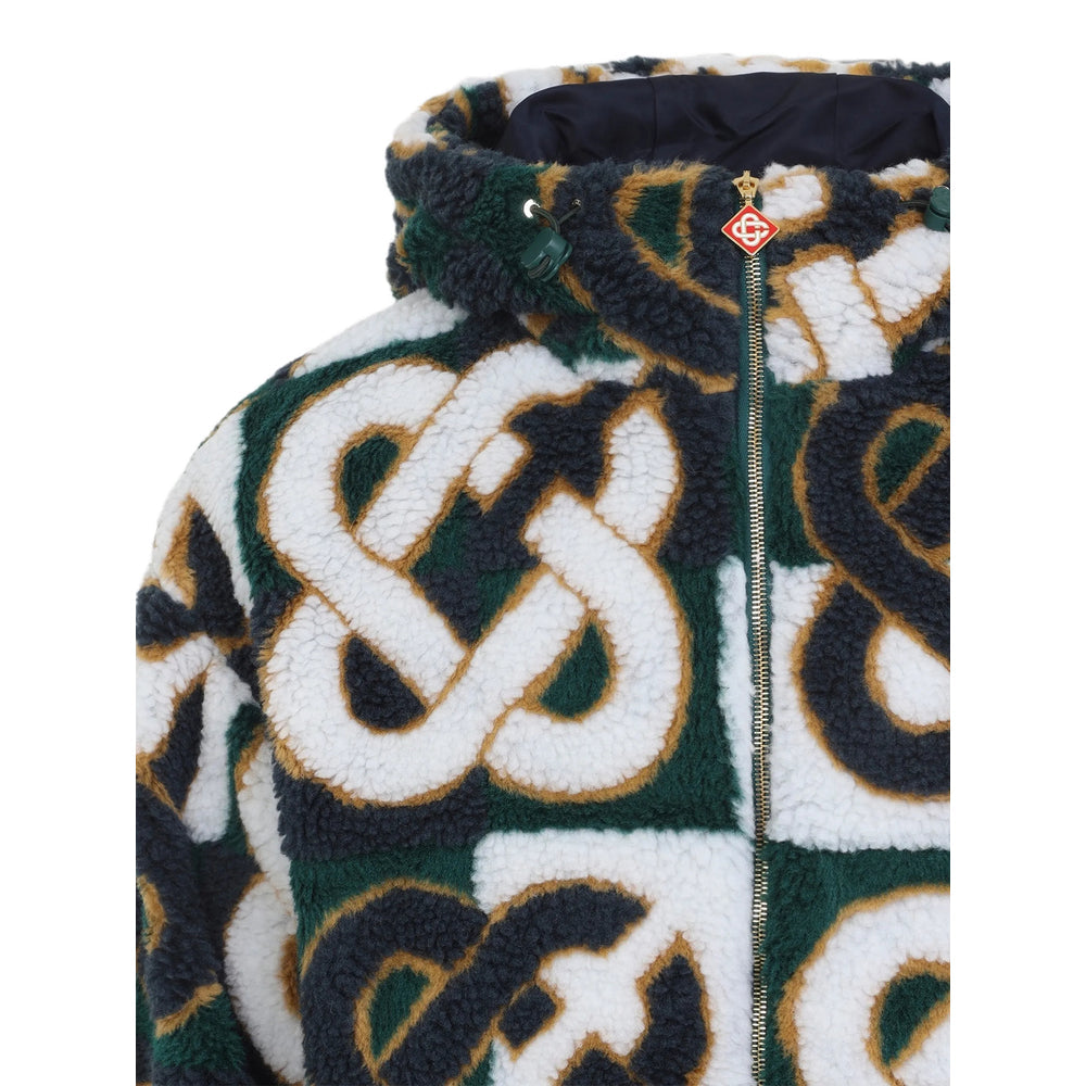 Casablanca Green Jackets - Hooded Jackets Men