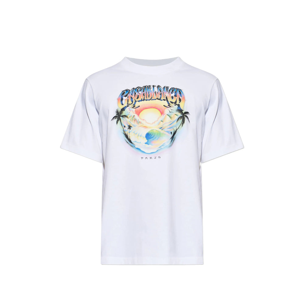 Casablanca White T-Shirts & Vests - T-Shirts Men