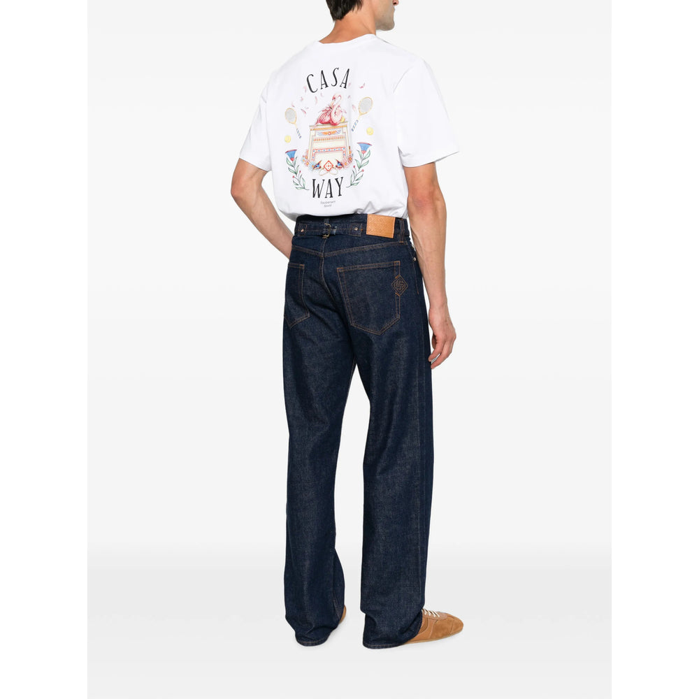 Casablanca White T-Shirts & Vests - T-Shirts Men