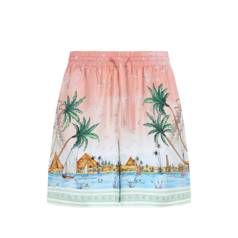 Casablanca Pink Shorts - Track & Running Shorts Men