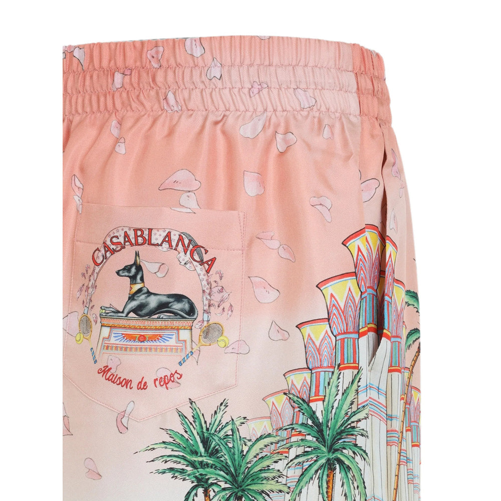Casablanca Pink Shorts - Track & Running Shorts Men