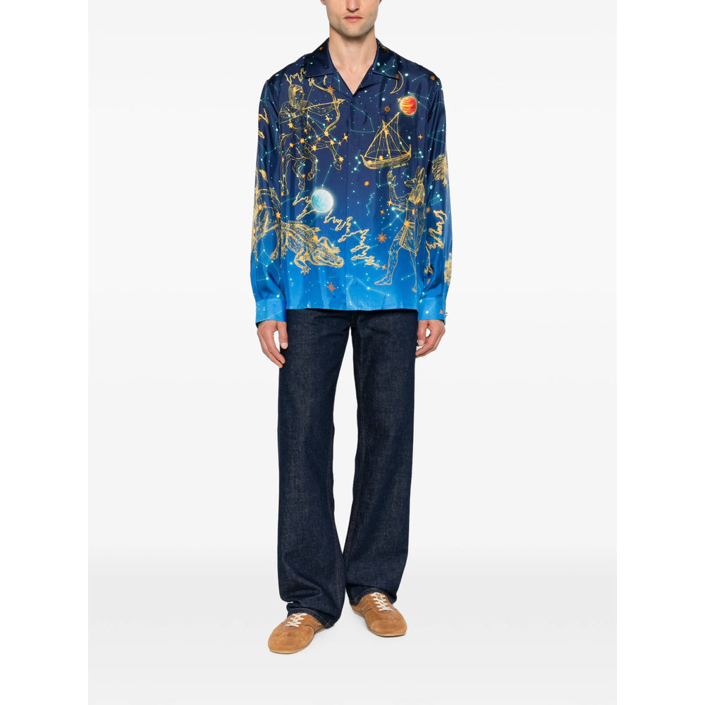 Casablanca Blue Shirts Men