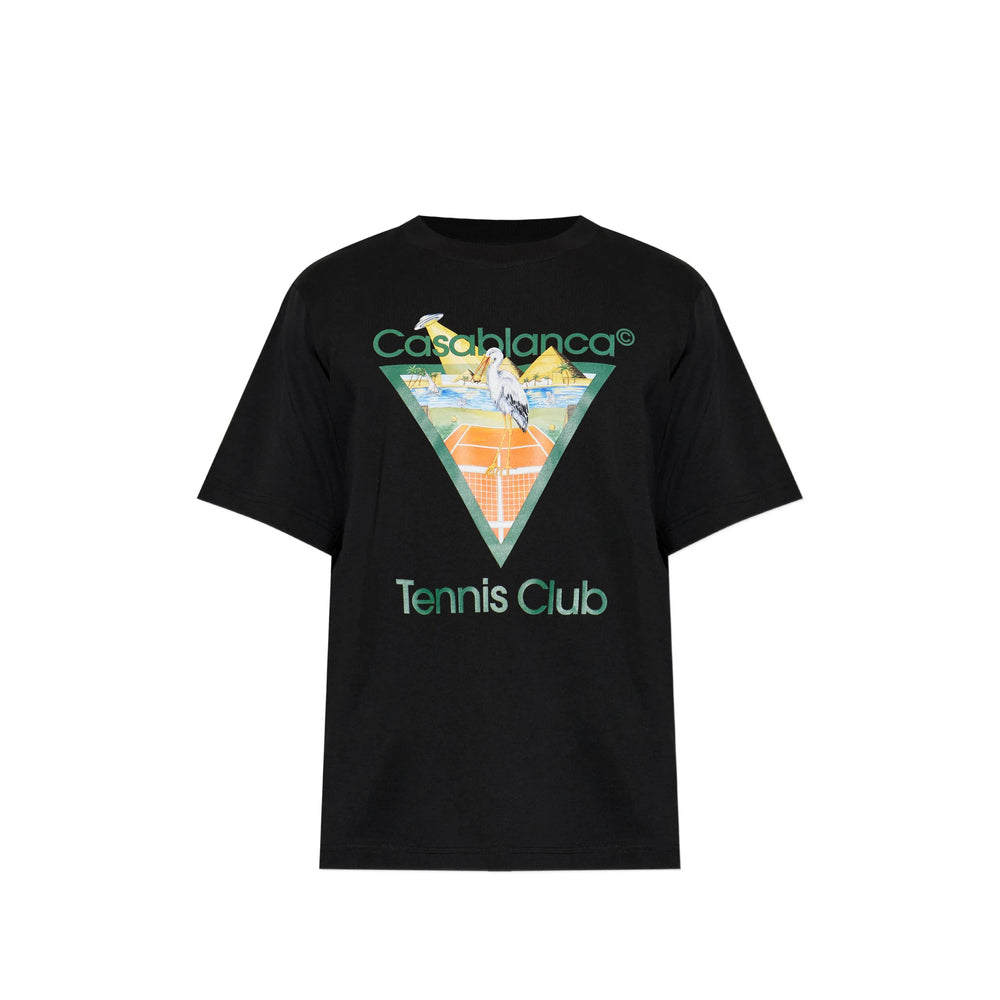 Casablanca Black T-Shirts & Vests - T-Shirts Men