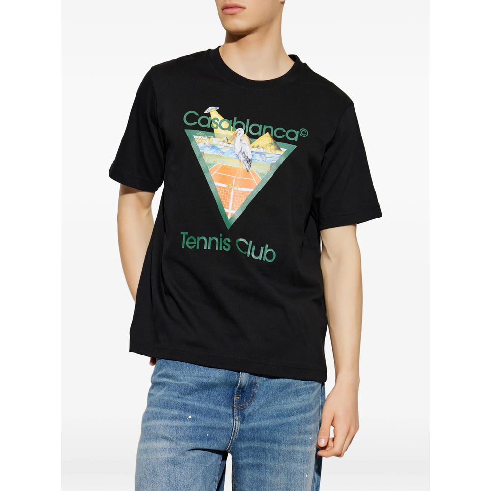 Casablanca Black T-Shirts & Vests - T-Shirts Men