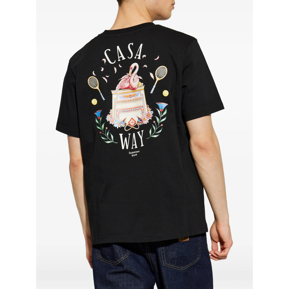 Casablanca Black T-Shirts & Vests - T-Shirts Men