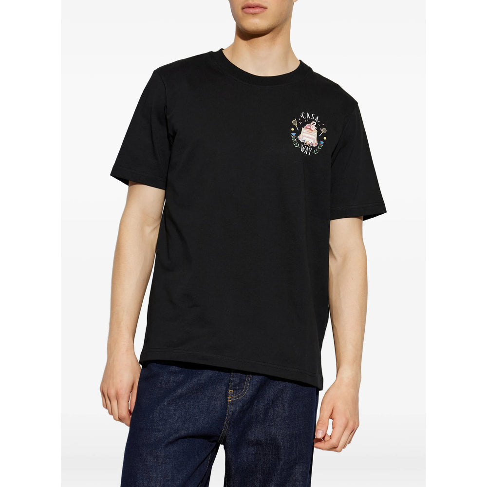 Casablanca Black T-Shirts & Vests - T-Shirts Men