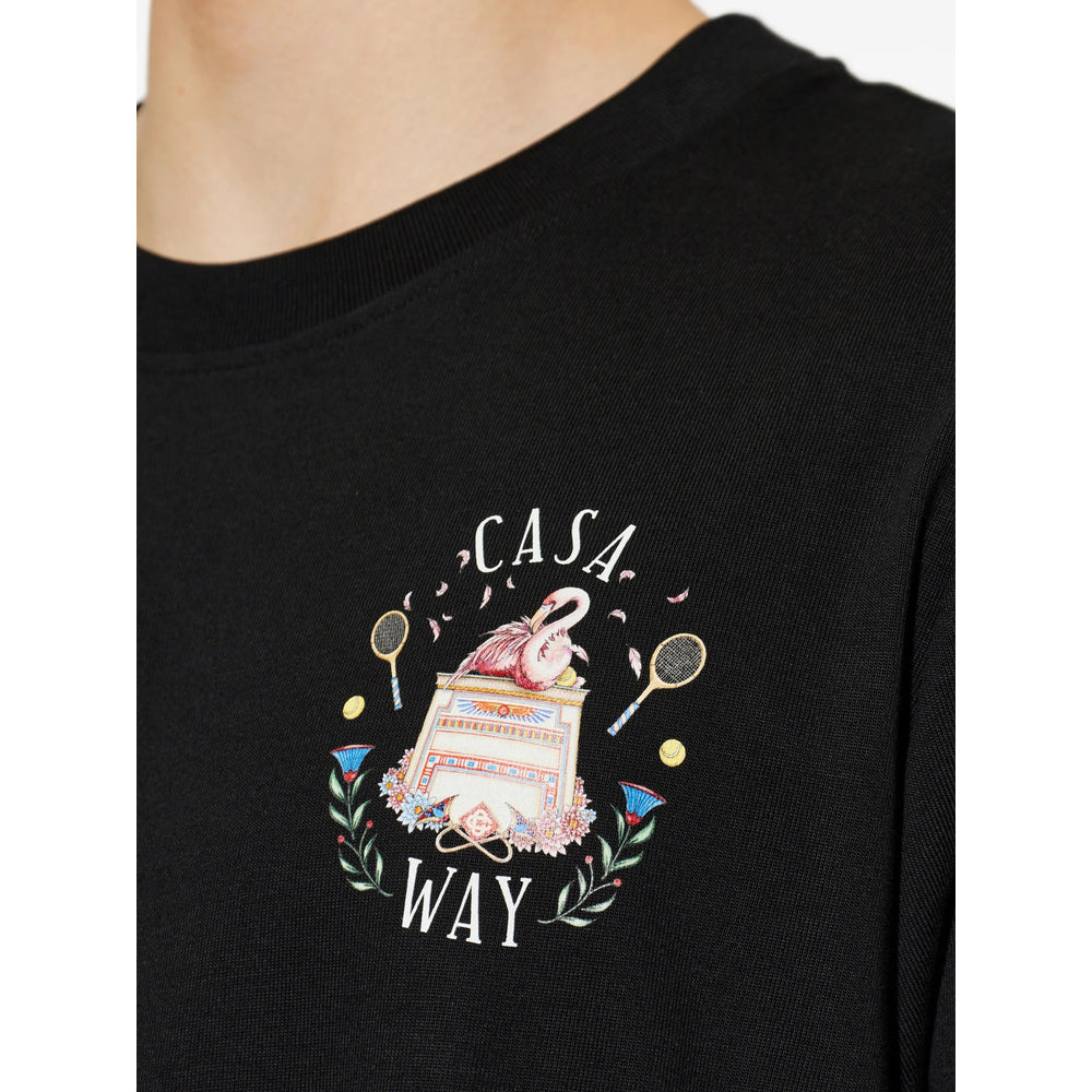 Casablanca Black T-Shirts & Vests - T-Shirts Men