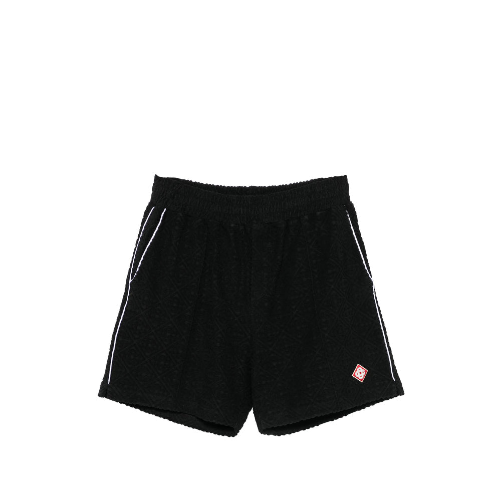 Casablanca Black Shorts - Track & Running Shorts Men