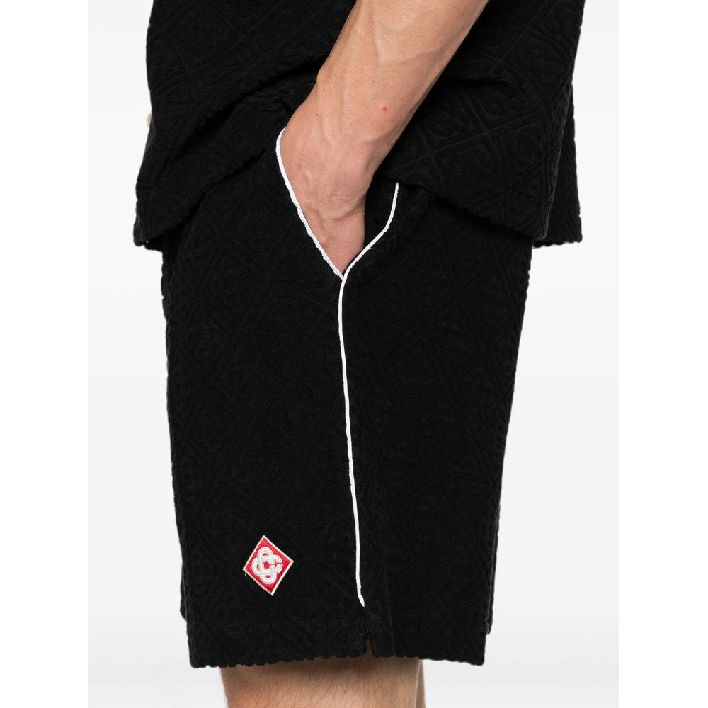 Casablanca Black Shorts - Track & Running Shorts Men