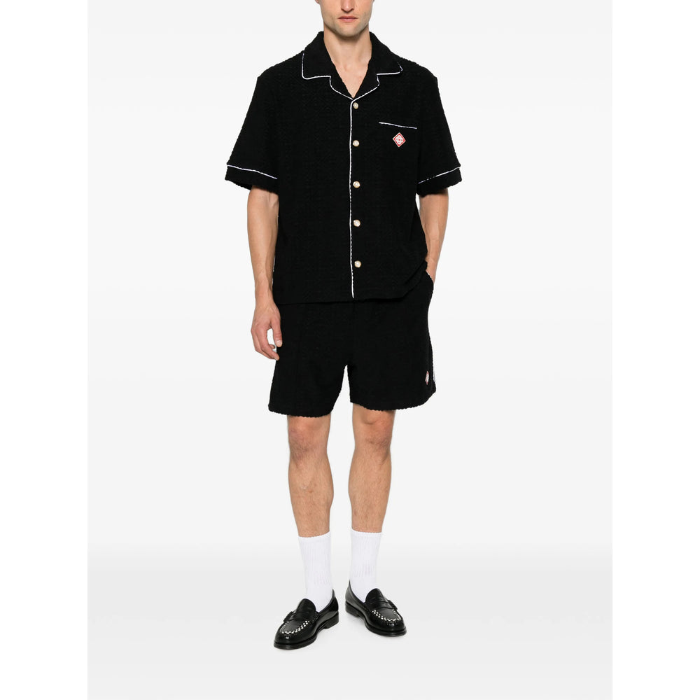 Casablanca Black Shorts - Track & Running Shorts Men