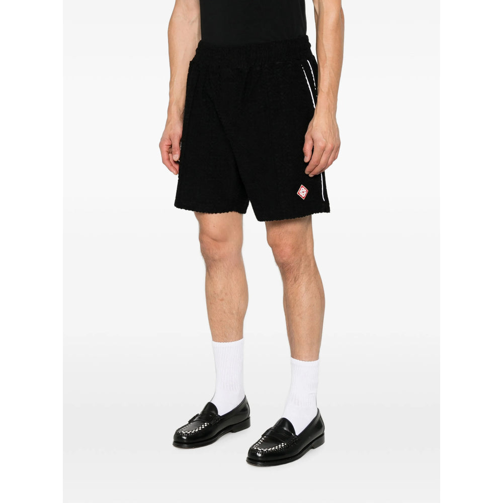 Casablanca Black Shorts - Track & Running Shorts Men