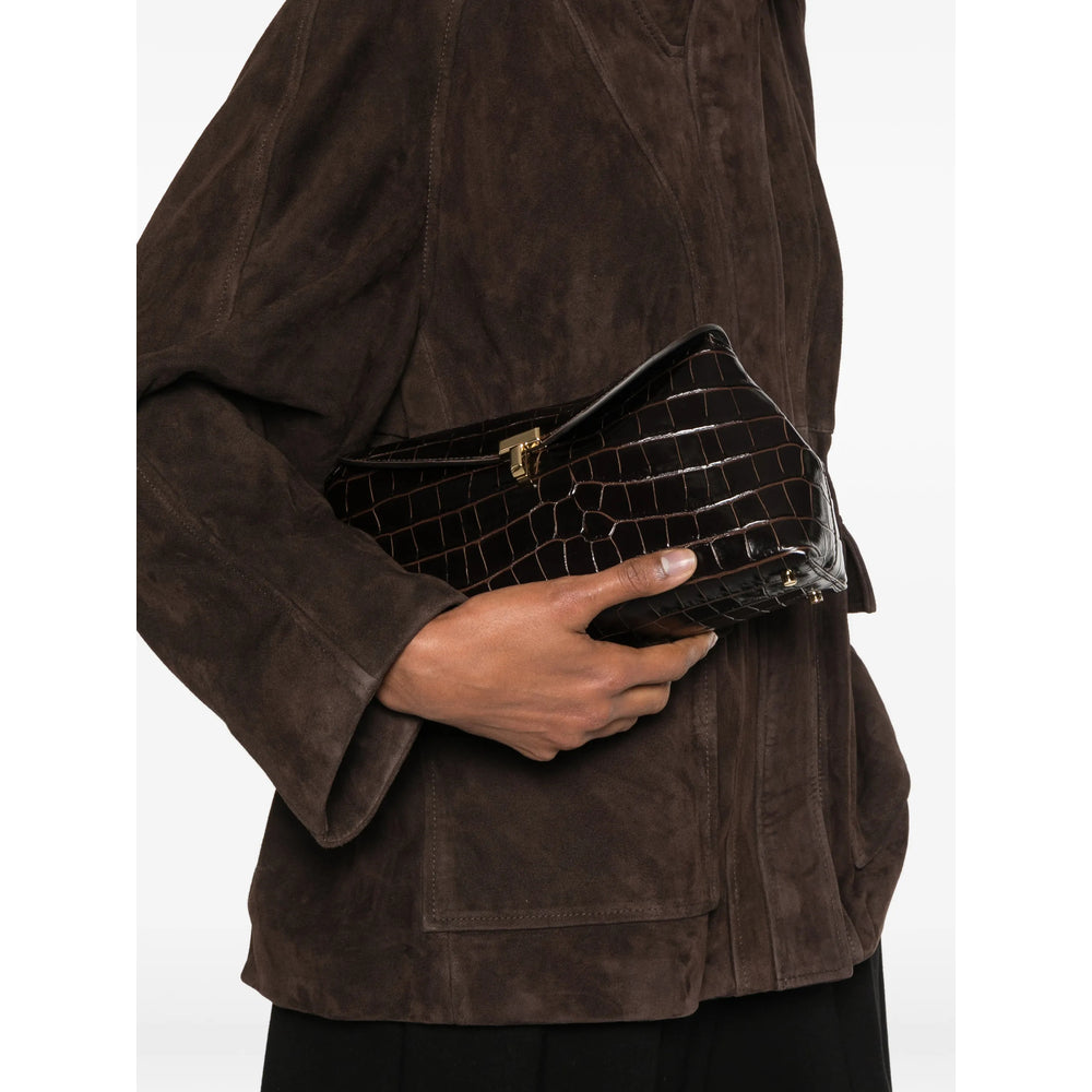 Toteme Brown Clutch Bags Women