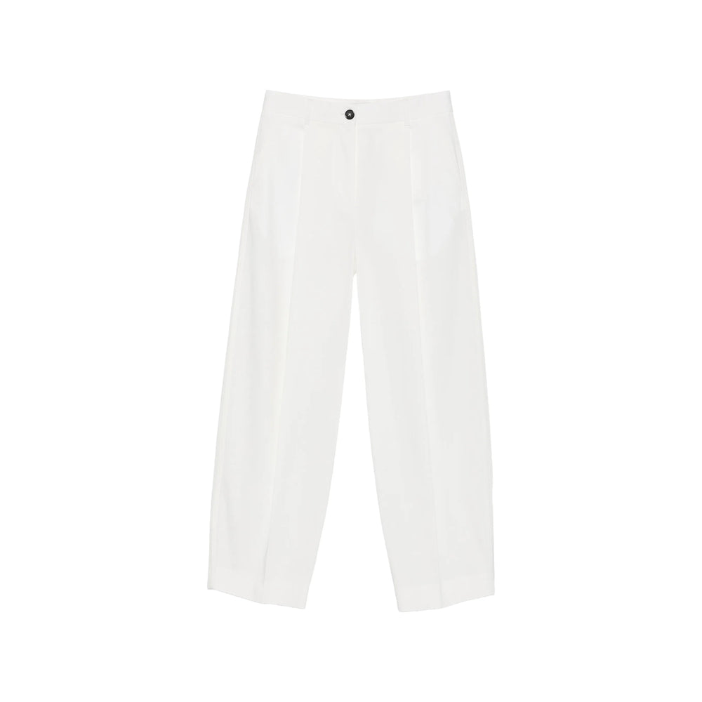 Toteme White Trousers - Palazzo Pants Women