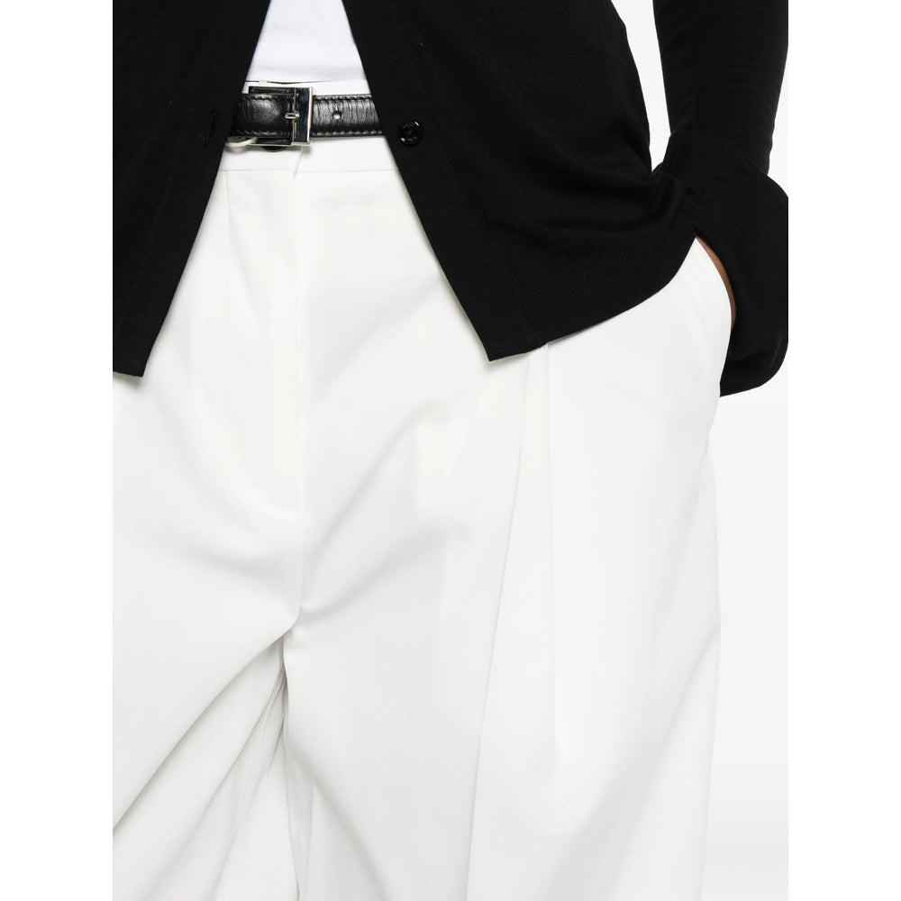 Toteme White Trousers - Palazzo Pants Women