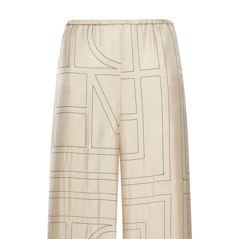 Toteme Neutrals Trousers - Straight Trousers Women