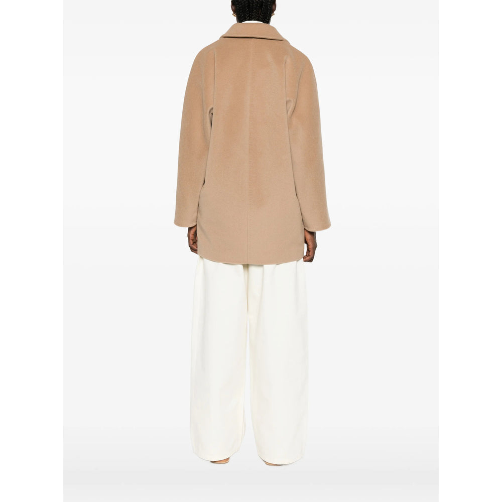 Max Mara Neutrals Coats - Double Breasted & Peacoats Women