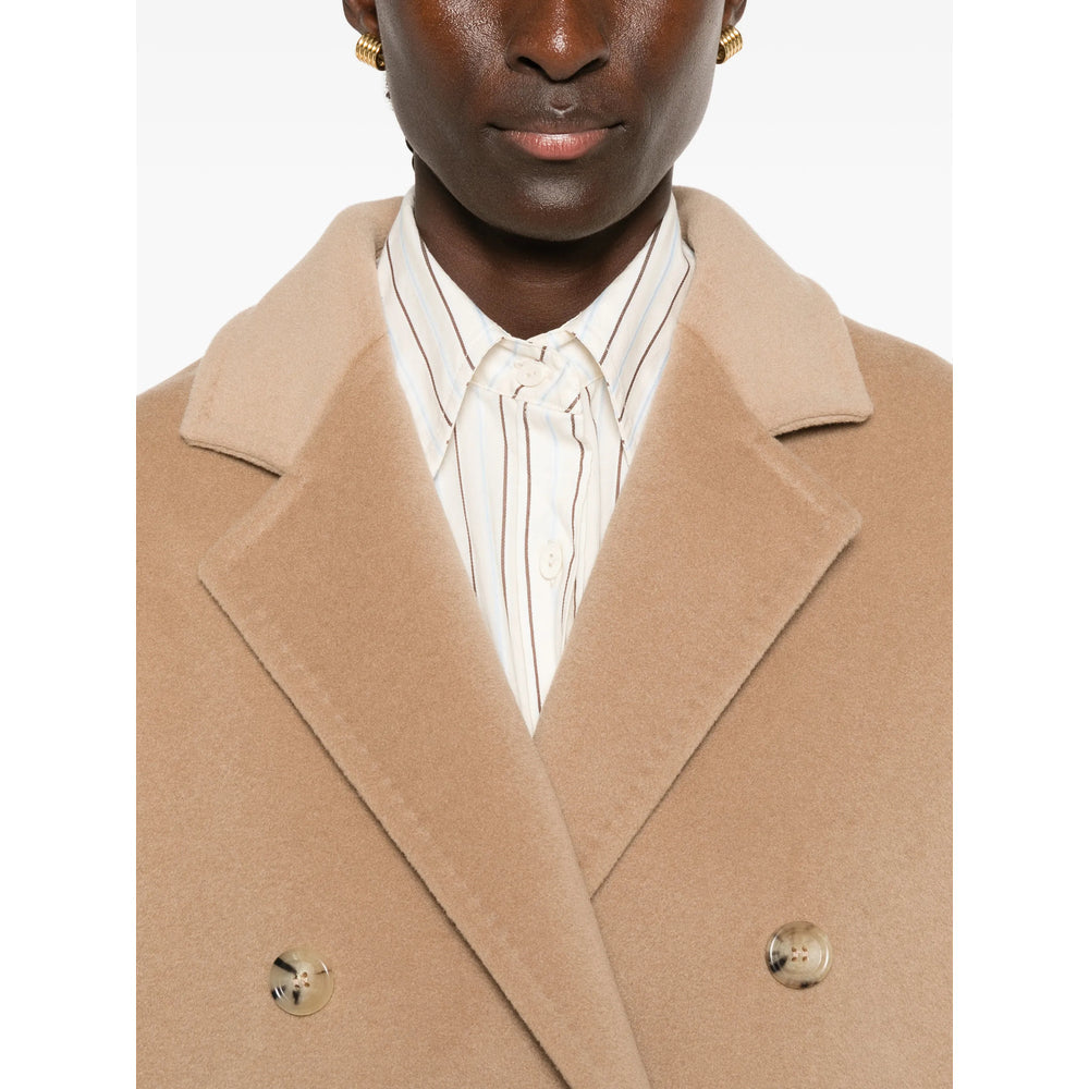 Max Mara Neutrals Coats - Double Breasted & Peacoats Women