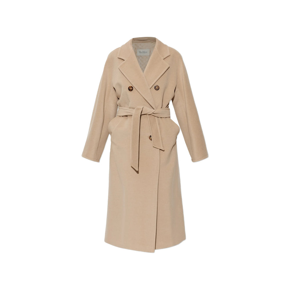 Max Mara Neutrals Coats - Double Breasted & Peacoats Women