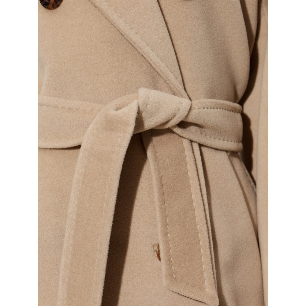 Max Mara Neutrals Coats - Double Breasted & Peacoats Women