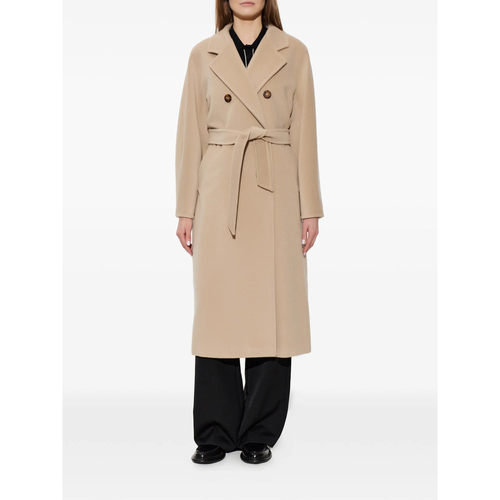 Max Mara Neutrals Coats - Double Breasted & Peacoats Women