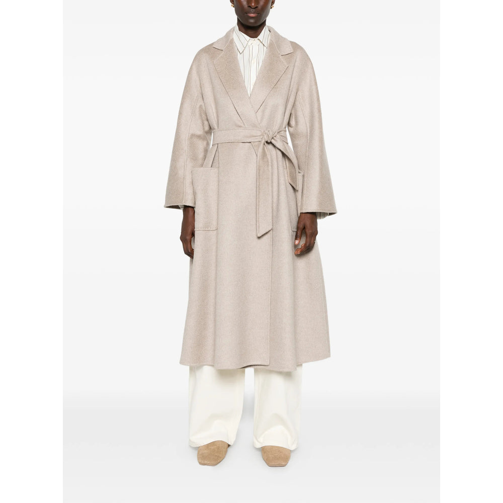 Max Mara Neutrals Coats - Single Breasted Coats Women