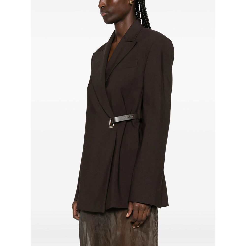 Sportmax Brown Jackets - Blazers Women