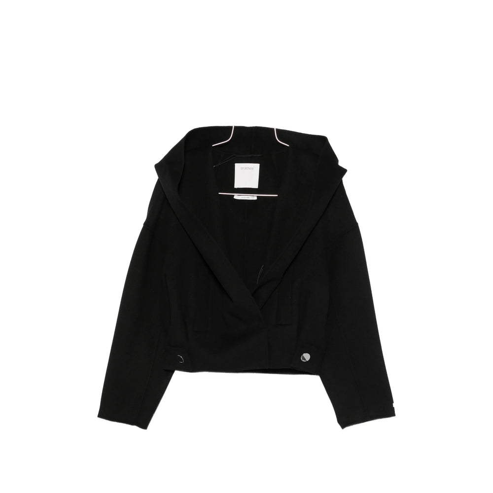Sportmax Black Jackets - Oversized Jackets Women