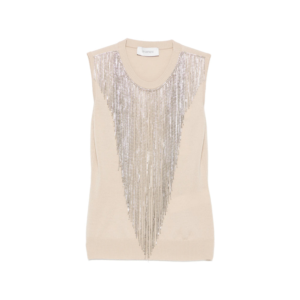 Sportmax Neutrals Tops - Vests & Tank Tops Women