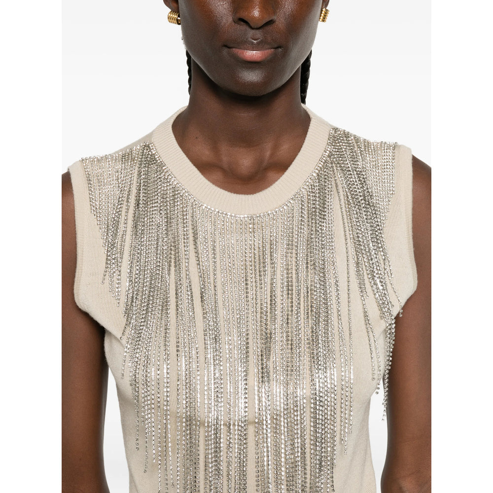 Sportmax Neutrals Tops - Vests & Tank Tops Women