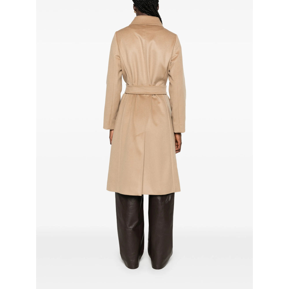 Max Mara Studio Neutrals Coats - Single Breasted Coats Women