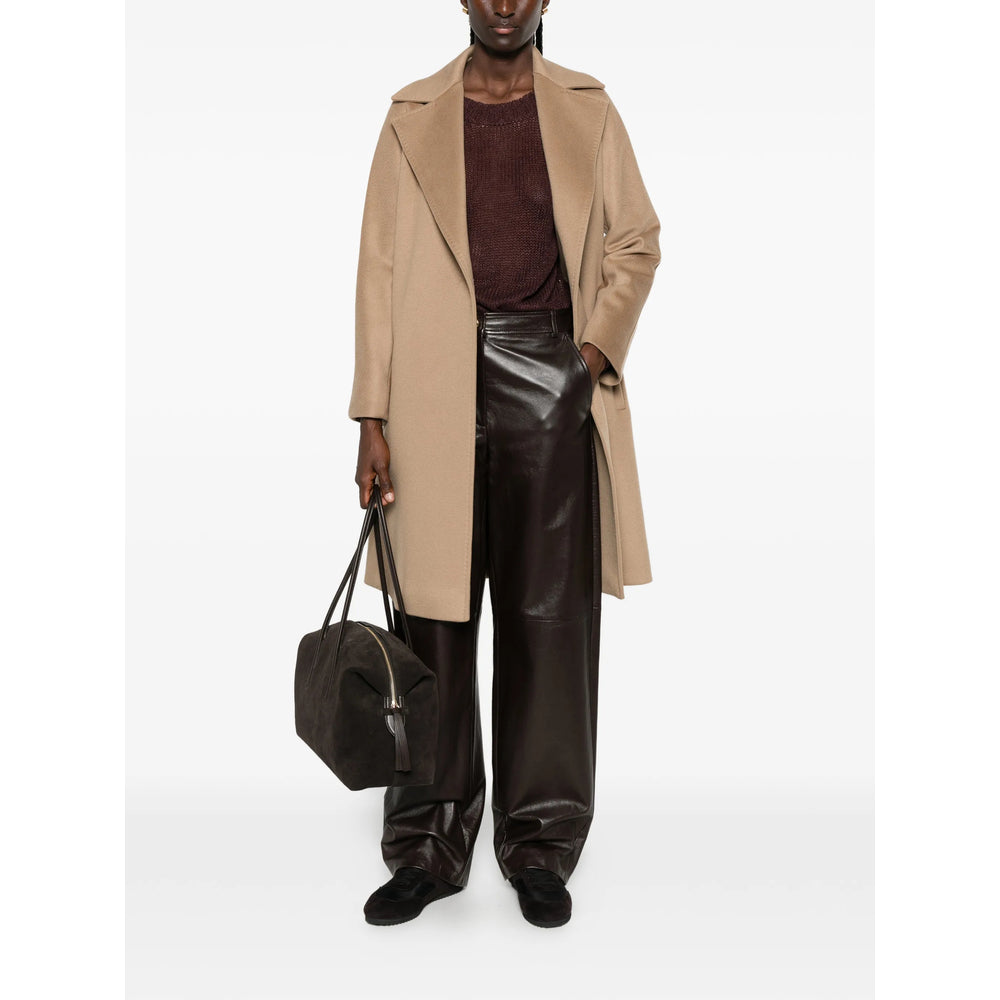 Max Mara Studio Neutrals Coats - Single Breasted Coats Women