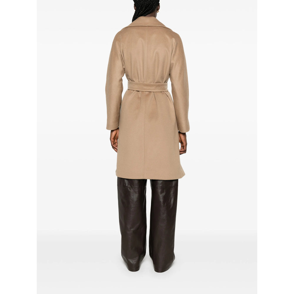 Max Mara Studio Neutrals Coats - Single Breasted Coats Women