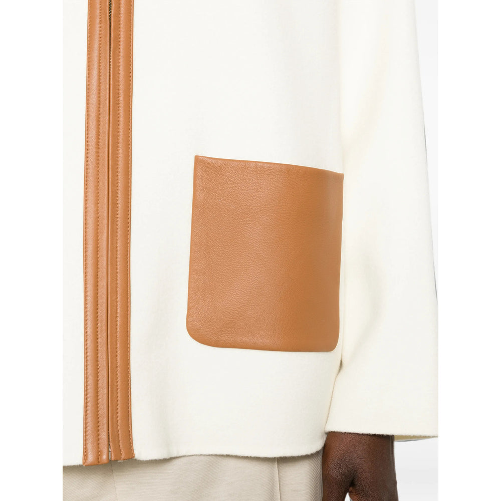 Max Mara Studio Neutrals Jackets - Oversized Jackets Women