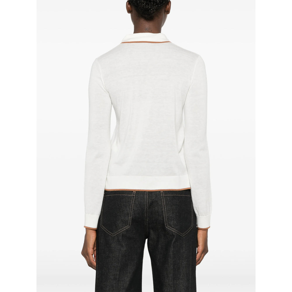 Max Mara Studio White Knitwear - Cardigans Women