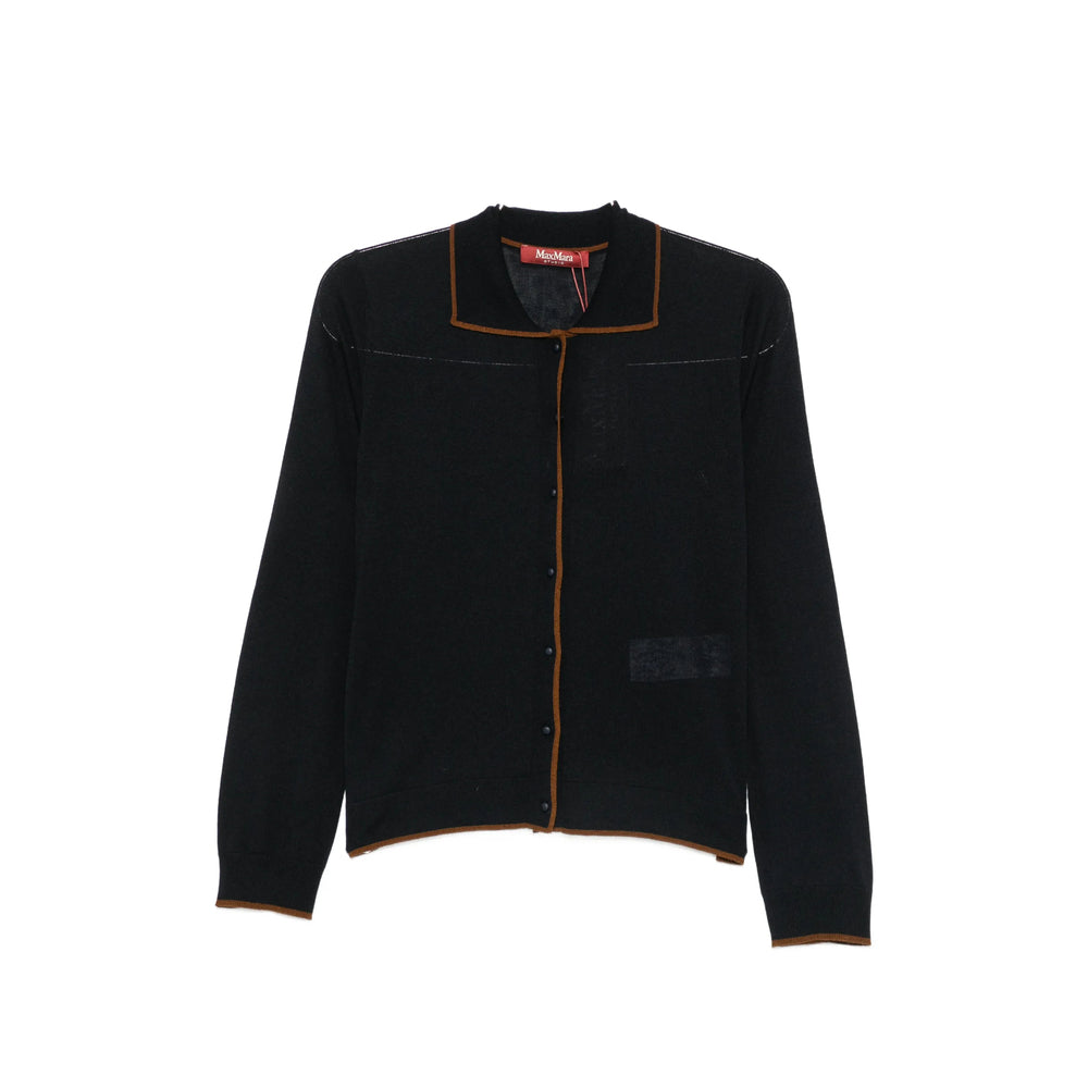 Max Mara Studio Black Tops - Cardigans Women