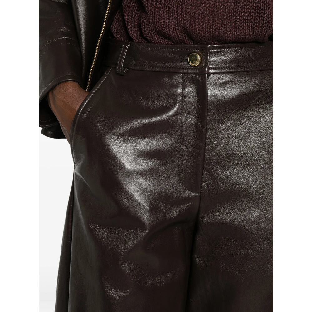 Max Mara Studio Brown Trousers - Tailored Trousers Women