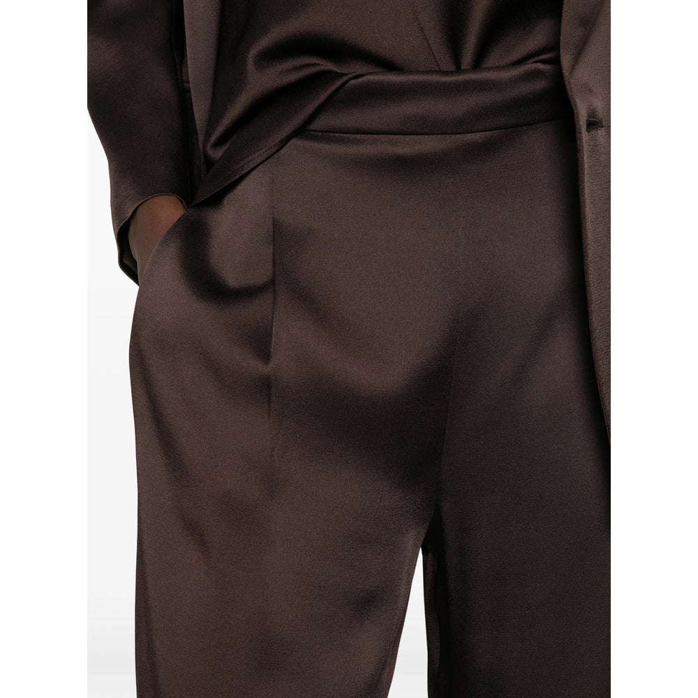 Max Mara Studio Brown Trousers - Palazzo Pants Women