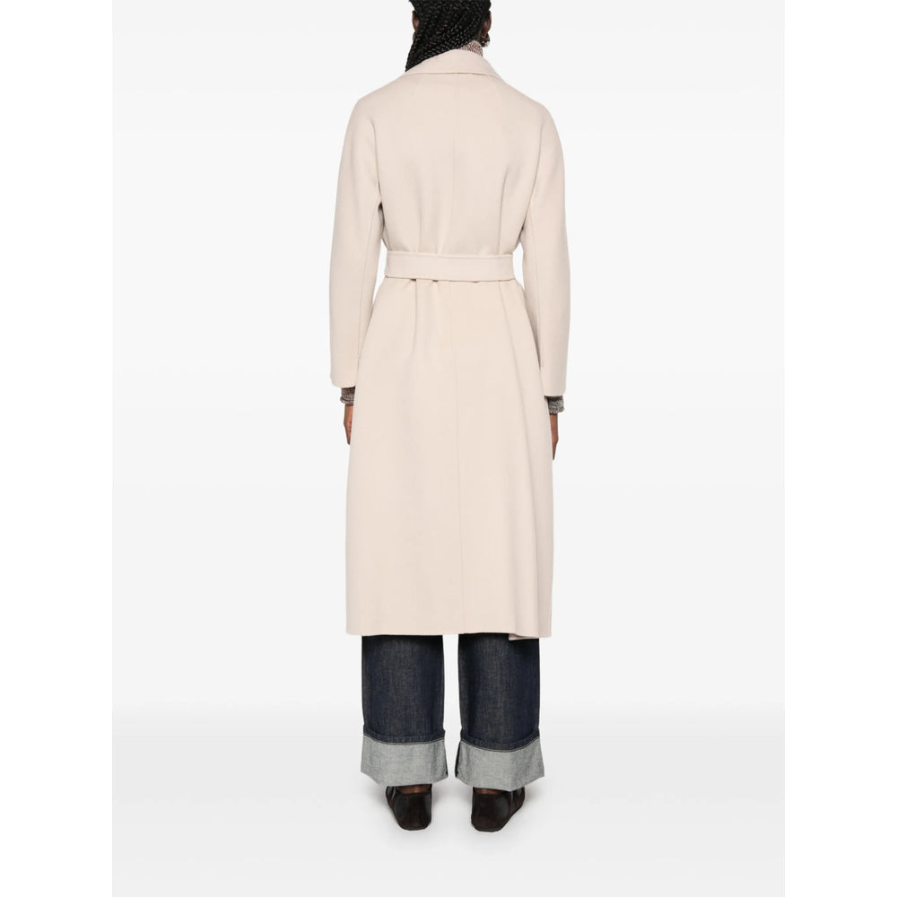 S Max Mara Neutrals Coats - Single Breasted Coats Women