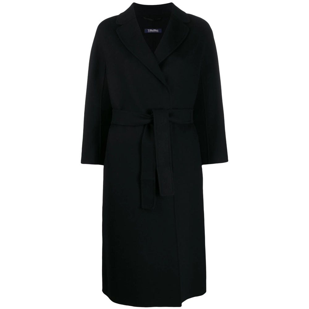 S Max Mara Black Coats - Trench & Raincoats Women