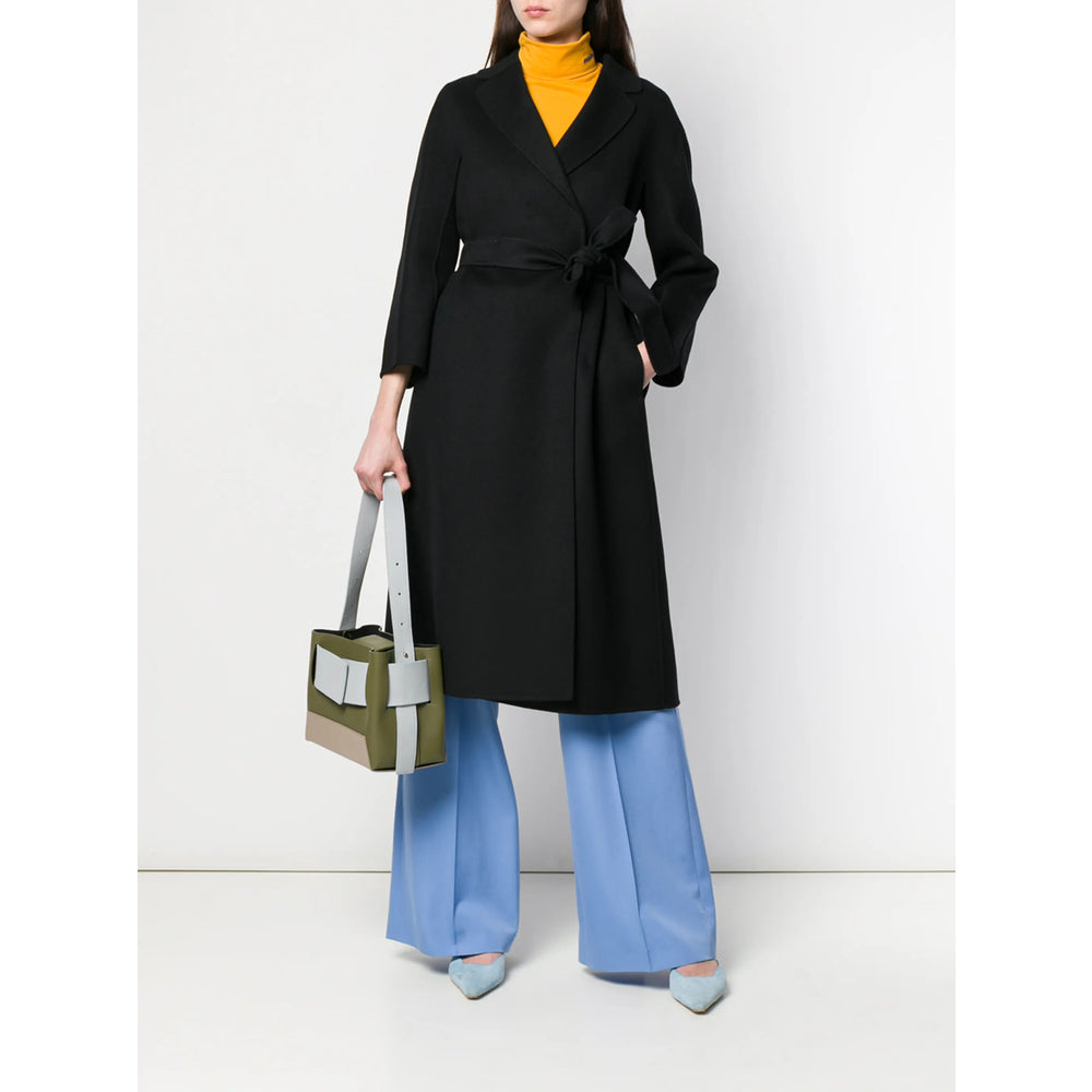 S Max Mara Black Coats - Trench & Raincoats Women