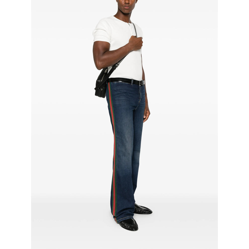 Gucci Blue Denim - Regular & Straight-Leg Jeans Men