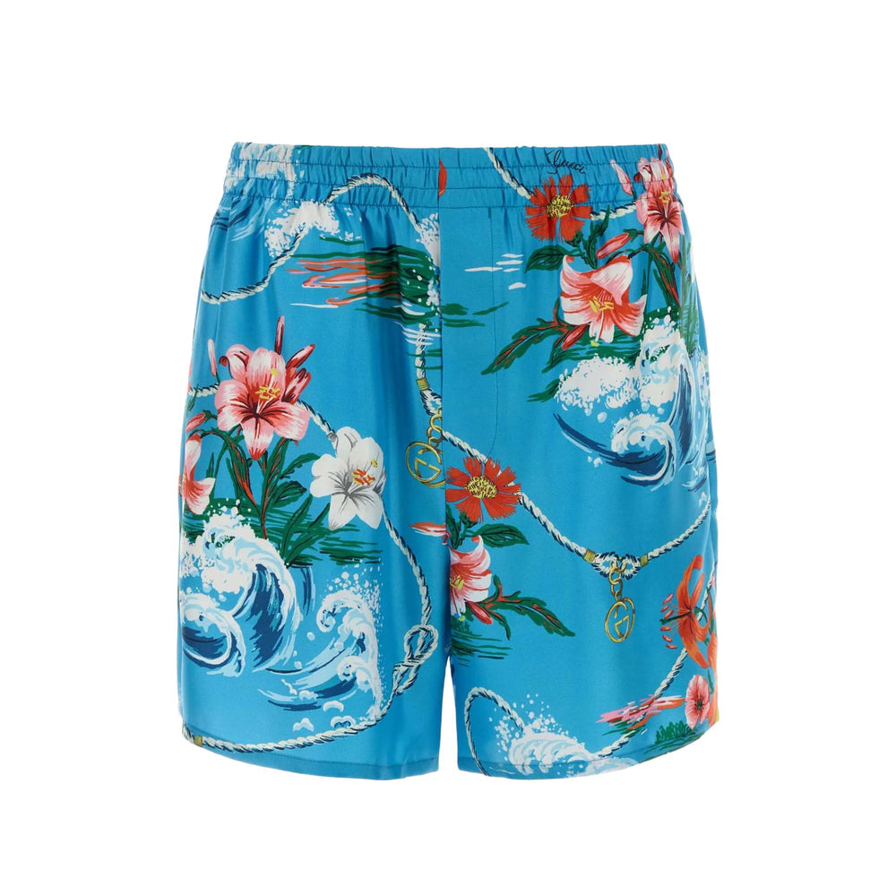 Gucci Blue Shorts - Bermuda Shorts Men