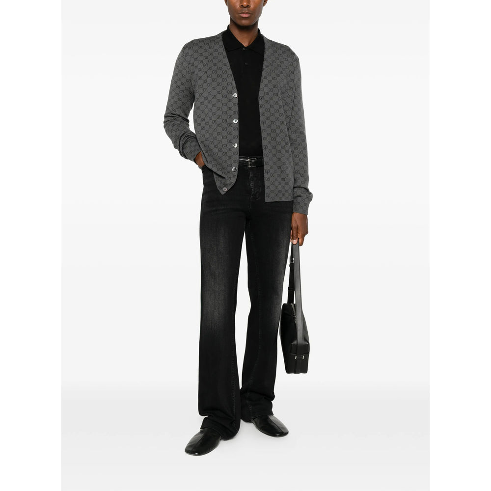 Gucci Grey Sweaters & Knitwear - Cardigans Men
