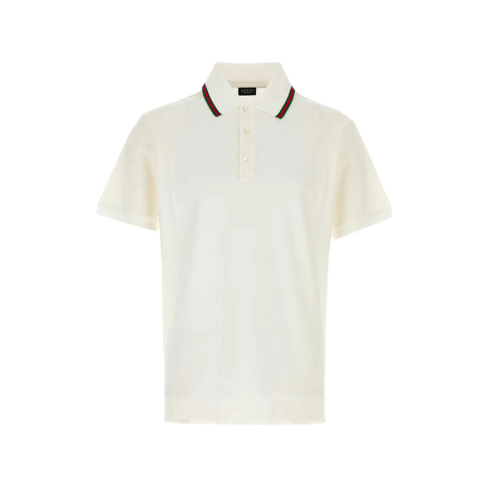 Gucci White Polo Shirts Men