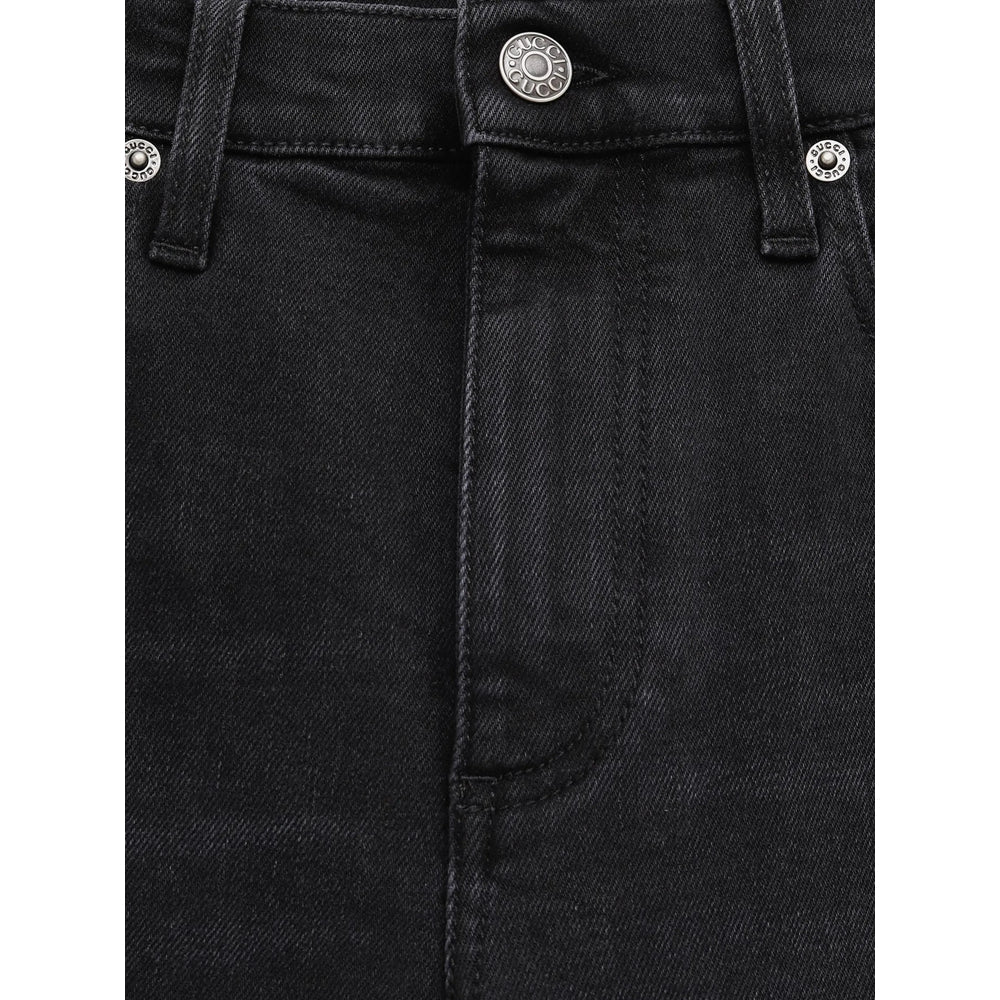 Gucci Black Denim - Skinny Jeans Women
